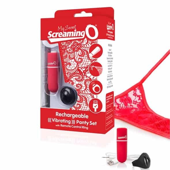 The Screaming O - Charged Remote Control Panty Vibe Red