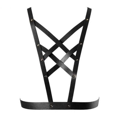 Bijoux Indiscrets - Maze Net Cleavage Harness Black