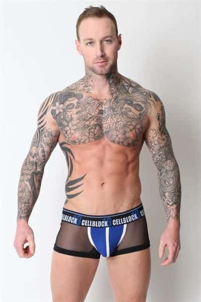 Dark Room Jock Trunk - Blue - M [D]