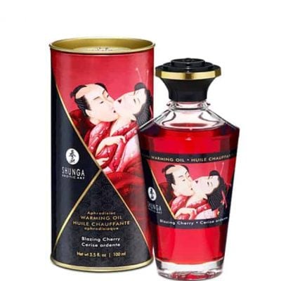 Shunga - Aphrodisiac Warming Oil Blazing Cherry 100 ml